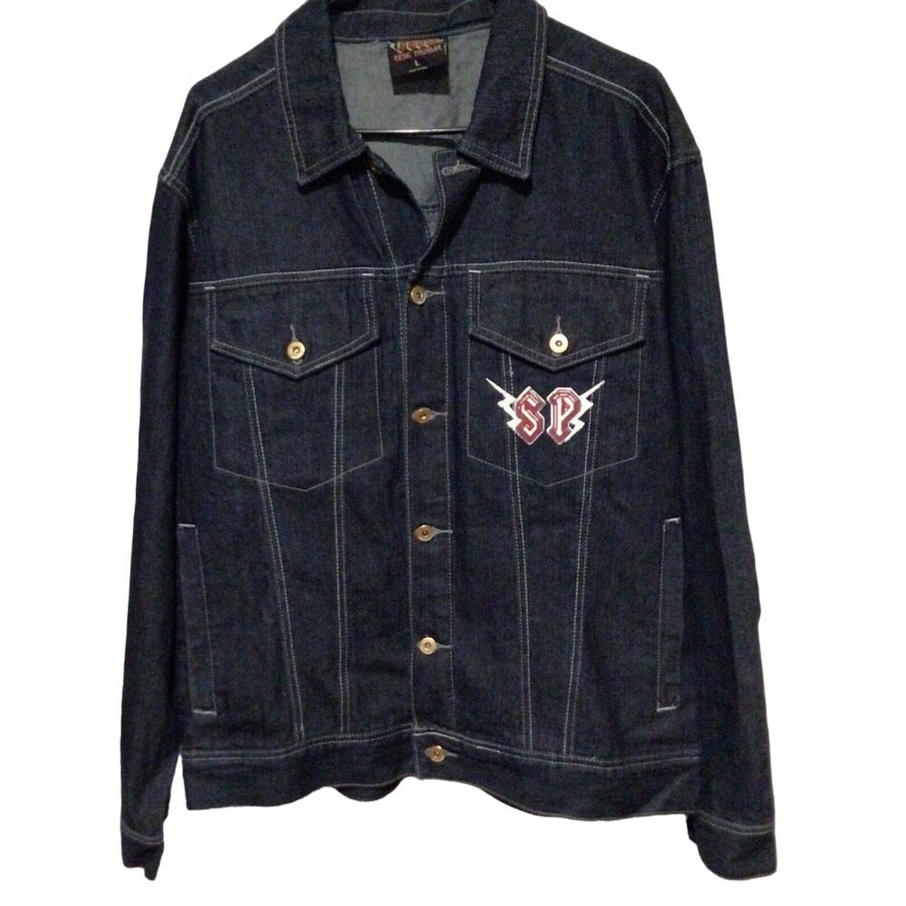 South Pole Men’s Metal Thunder 100% Denim Jacket Size Large NWT Southpole Jeans